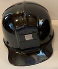 (2) MSA Black Comfo-Cap Polycarbonate Cap Style Hard Hat With Mining Hard Hat
