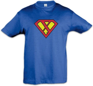 Super W Kids Boys T-Shirt Letter Gift Birthday Mother's Day fathers day Fun - Picture 1 of 1