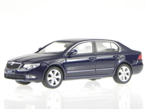 Skoda Superb 2 pacific blau Modellauto 143AB-010LT Abrex 1:43 - Bild 1 von 4