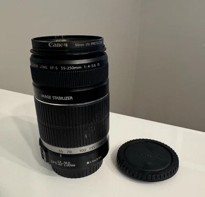 Canon Zoom EF-S Lens 55-250mm f/4-5.6 IS stabilzer uv protector - Image 1 of 4