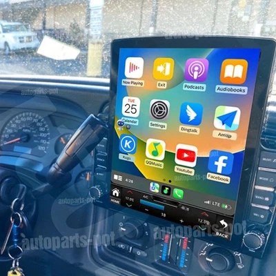 Radio de coche Carplay para Chevrolet Silverado 1500HD 2500HD reproductor GPS NAVEGACIÓN estéreo Foto 1 de 4