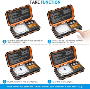 Brifit Digital Pocket Scale 20G High-Precision Mini Kitchen Scale Portable Je... - Picture 1 of 12