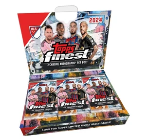 2024 Topps Finest MLS Fútbol Hobby Box 2 Cromo Autógrafos Deportes Tarjeta Coleccionable - Imagen 1 de 1