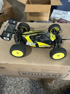 RARE VINTAGE LOSI MINI 8IGHT-T 1/14 SCALE 4WD TRUGGY ROLLER SLIDER CHASSIS - Picture 1 of 6