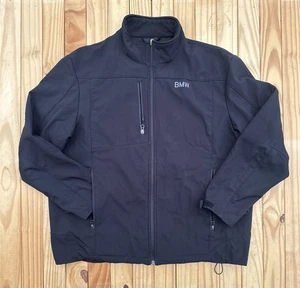Oobe BMW Softshelljacke Herren XL schwarz mit Stickerei Full Zip mit Taschen - Bild 1 von 10