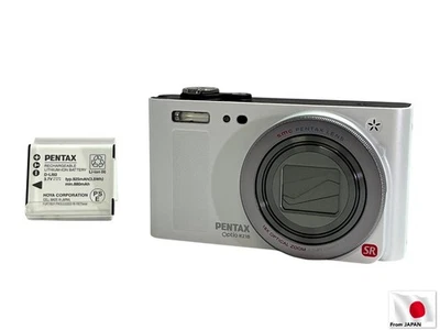 Pentax Optio RZ18 16.0MP 18x Compact Digital Camera white From JAPAN (61934MK2) - Image 1 of 4