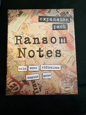 Ransom Notes The Ridiculous Word Magnet Juego Fiesta Paquete y Paquete de Expansión NUEVO Foto 1 de 4