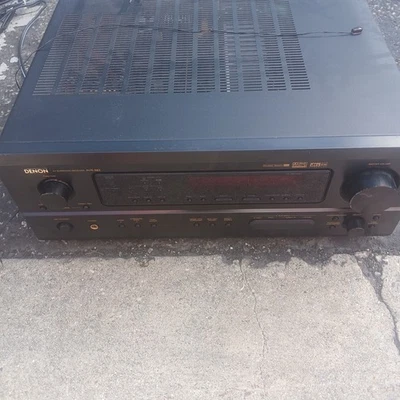 Denon Black Surround Receiver Home Audio Theater - Image 1 of 4