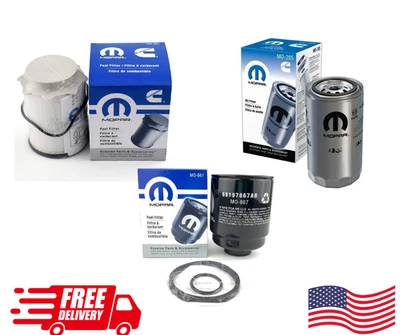 2013-2024 RAM 2500 3500 4500 5500 6.7L DIESEL OIL FUEL FILTER KIT MOPAR OEM - Image 1 of 4