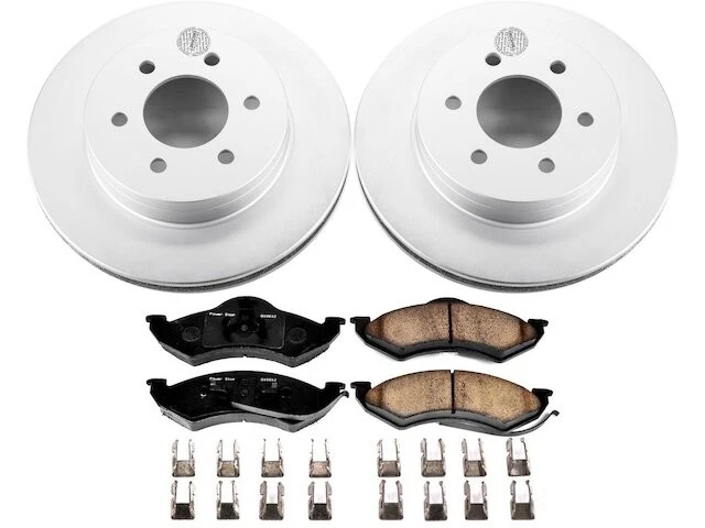 Kit de pastillas de freno delanteras y rotor Power Stop 94FQ76X para Dodge Dakota 1999 Foto 1 de 1