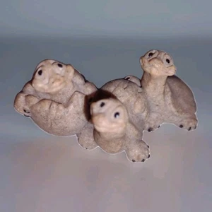 QUARRY CRITTERS TRES AMIGOS THREE TURTLES FIGURINE COLLECT SECOND NATURE DESIGN - Picture 1 of 15