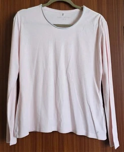 Gerry Weber Casual long sleeve top - 14 - pink with silver/grey trim - Picture 1 of 2