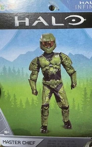 New Halo Halloween Costume Kids Small 4-6 Master Chief Infinite Helmet - Picture 1 of 3
