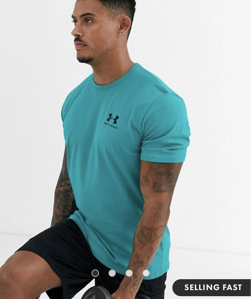 Camiseta Under Armour estilo esportivo masculina gola redonda esporte-corrida-ginástica M,L @venda - Imagem 1 de 4