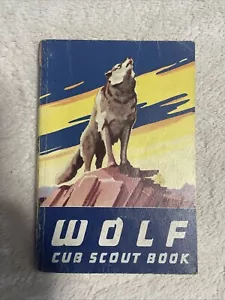 Vintage 1958 Wolf Cub Scout Book By Boy Scout Of America Paperback - Picture 1 of 3