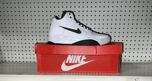 Nike Air Flight Lite Mid White Gorge Green Mens Basketball Shoes Size 8.5 - Picture 1 of 9