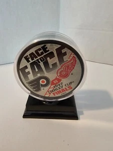 1997 FACE TO FACE PHILADELPHIA FLYERS VS BUFFALO SABRES STANLEY CUP PUCK - Picture 1 of 4
