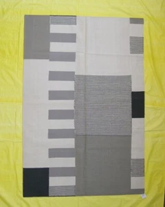 Dhurrie Bedroom Decor Rug 5x8 Wool Patchwork Design Kilim Rug Wool Rugs - Picture 1 of 4