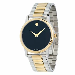 Reloj de cuarzo bicolor Movado 2100016 museo para hombre - Imagen 1 de 4