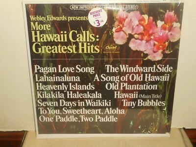 Webley Edwards Presents More Hawaii Calls: Greatest Hits 33rpm 12" Record Album - Image 1 of 4