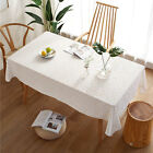 Dinner Tablecloth with Tassels Anti-dust Small Flower Pattern Kitchen Dinning