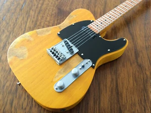 Mini guitarra Bruce Springsteen Butterscotch Blonde Telecaster Fender de AXE HEAVEN - Imagen 1 de 7