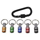 Portable Keychain Screwdriver Bit Holder with 5x Bits Ideal for Work and Life