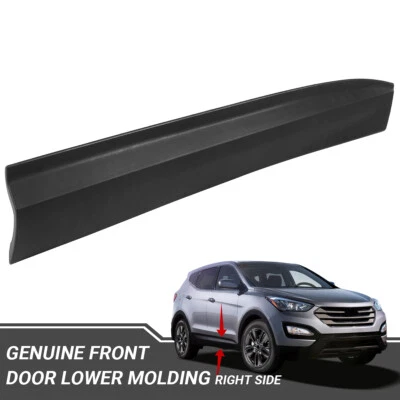 For Hyundai Santa Fe 2013-2018 Front Door Lower Molding RH Right Passenger Side Foto 1 de 4