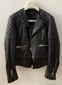 NWT Balenciaga Leather Moto Jacket Sz 36 - Picture 1 of 12