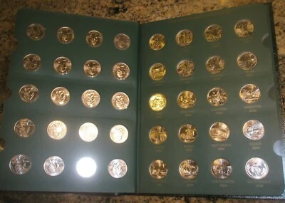 1999-2009 56 STATE BU STATEHOOD QUARTERS COLLECTION with DC & US TERRITORIES  - Image 1 of 4