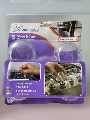 Tampa de segurança Dreambaby botão de fogão e forno modelo L730A pacote com 5--I - Imagem 1 de 3
