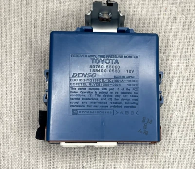 Módulo receptor monitor de presión de neumáticos Lexus IS250 IS350 2006-2015 OEM 89760-53020 Foto 1 de 4