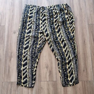 Womens Daxon Yellow and black trousers size 58/60 - Picture 1 of 2