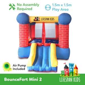 NEW Lifespan Kids Bouncefort Mini2 Inflatable Jumping Castle Bounce Slide Jump - Picture 1 of 6