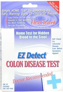 EZ Detect Colon Disease Home Test 5 tests / box ( 1 BOX ) Always FRESH
