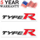 2X For Accord Civic Type R Racing Sport Metal Rear Tailgate Emblem Badge Sticker