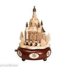 Spieldose / Spieluhr Dresdener Frauenkirche Dresden 22cm Fa. Zeidler Erzgebirge