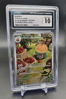 Appletun 211/191 Sv08: Surging Sparks Holo CGC 10 - Image 1 of 2