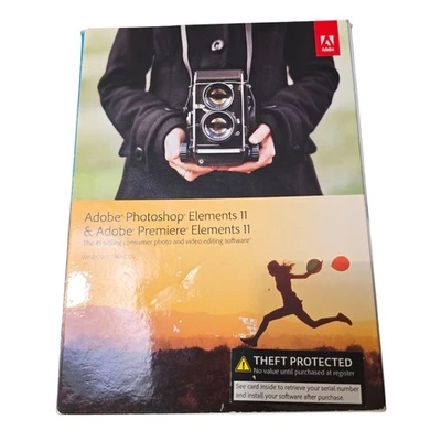 Windows Mac Photoshop Elements 11 And Premiere Elements 11 Pre-owned! - Image 1 of 3