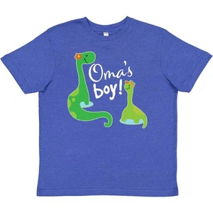 Inktastic Omas Boy Grandson Dinosaur Youth T-Shirt Oma Grandkids Boys Grandchild - Picture 1 of 2