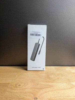 USB-C Laptop Docking Station Dual Monitor 14-in-1 Hub Multiport Adapter - Image 1 of 4