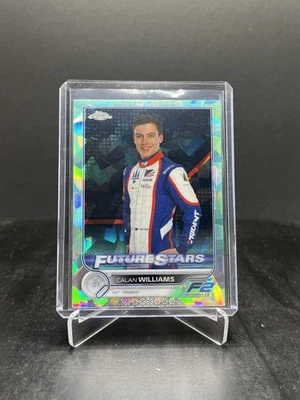 2022 Topps Chrome Sapphire F1 Calan Williams Future Stars Aqua 11/99 #94 - Image 1 of 2