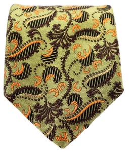 Vintage Robert Talbot Best of Class Men's Necktie Silk Jacquard Paisley 59 x 3.5 - Picture 1 of 3