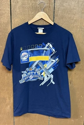 VINTAGE Rusty Wallace Nascar Shirt Adult Size Medium Graphic Racing Tee Mens - Image 1 of 4