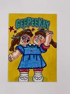 Tarjeta de boceto personalizada para niños FRAN FRAN Garbage Pail GeePeeKay Jason Bryant automática 1/1 - Imagen 1 de 4