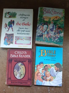 4 Vintage Childrens Bible Story Books. - Imagen 1 de 22