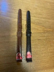 VINTAGE NOS HIRSCH KANGAROO WATCH BAND STRAP YOU CHOOSE BLACK BROWN 6, 8, 10, 12 - Picture 1 of 4