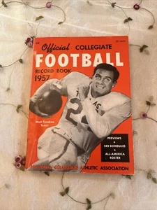 Official Collegiate Football Record Book 1957 Walt Fondren Texas Very Good - Picture 1 of 6