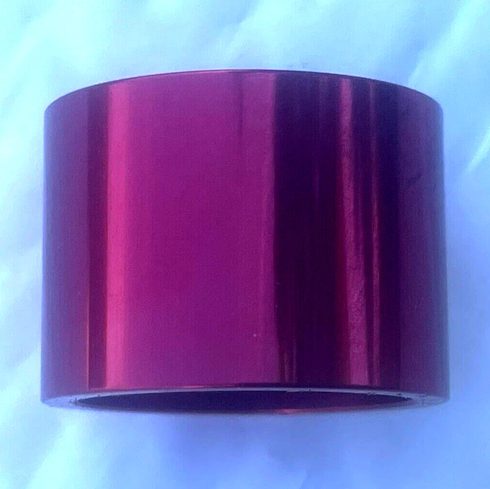 Espaçador de haste para fone de ouvido de bicicleta vermelho anodizado BMX 25mm - Imagem 1 de 1