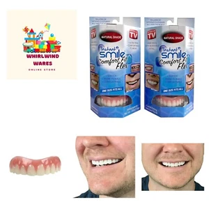 2 Pack - Natural Shade Comfort Fit Flex Veneers - Fix Your Smile from The Com... - Picture 1 of 7